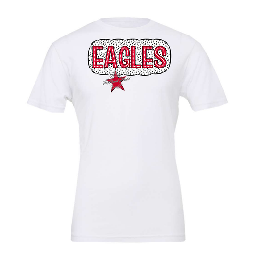 Eagles Cloud Dot Frame-Red