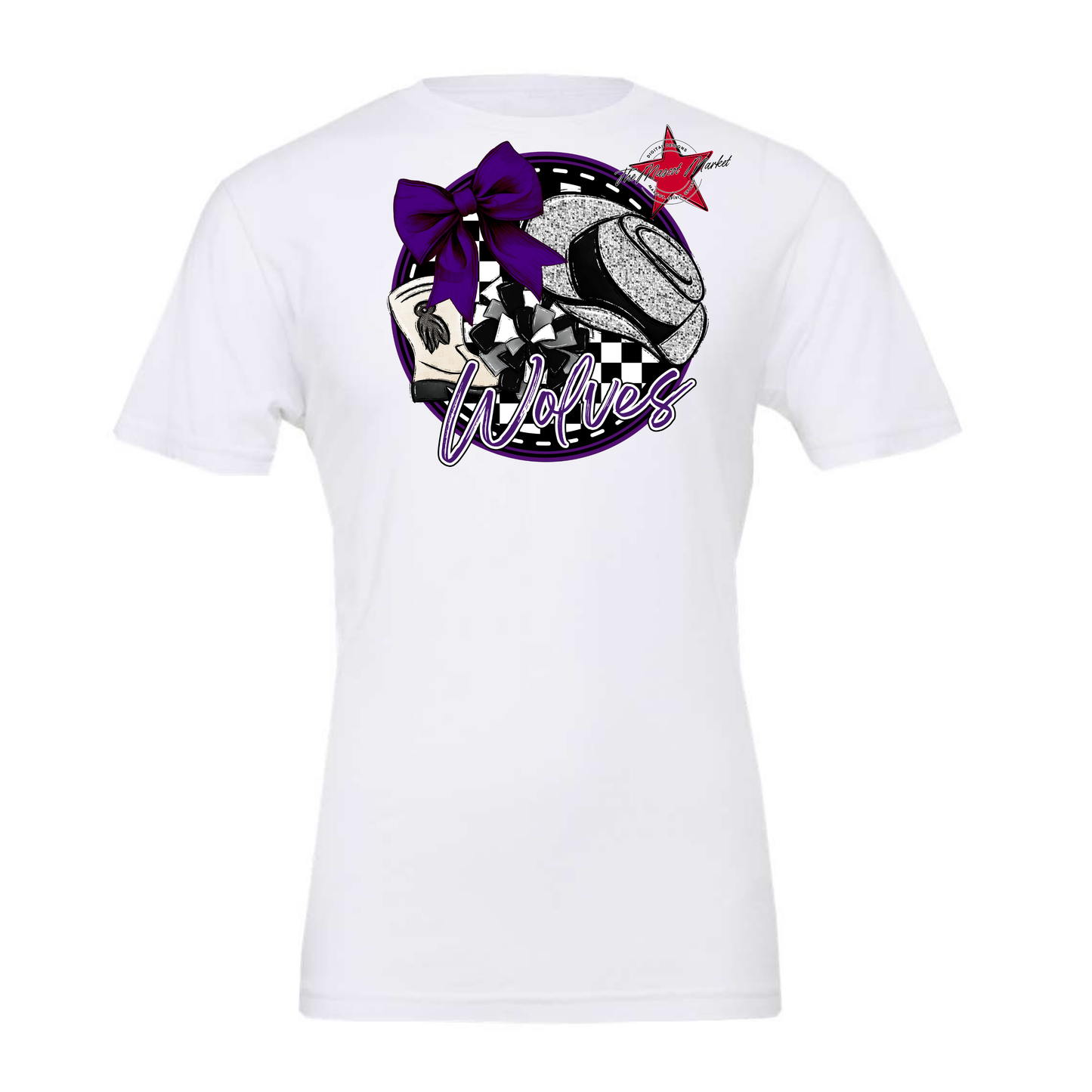 Wolves Circle Drillteam Design-Purple