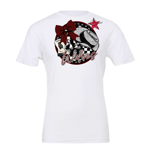 Wolves Circle Drillteam Design-Maroon