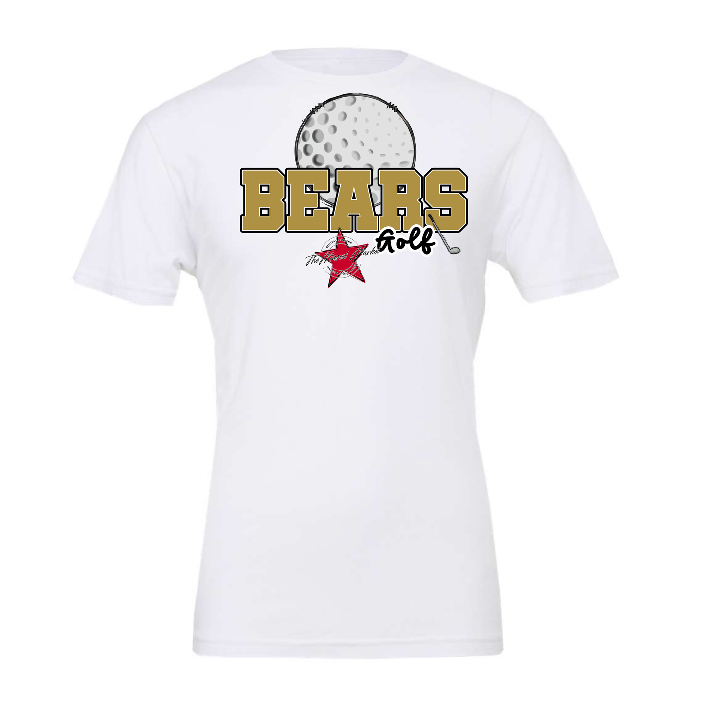 Bears Varsity Golf Design-Gold