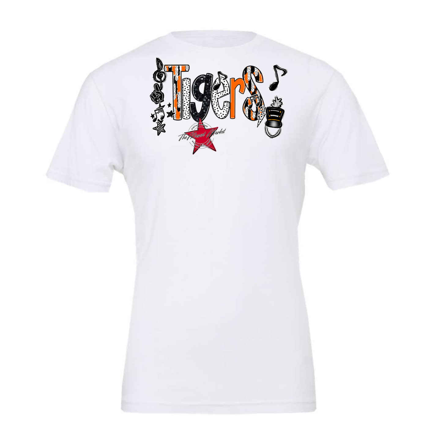 Tigers Band Scrape-Orange