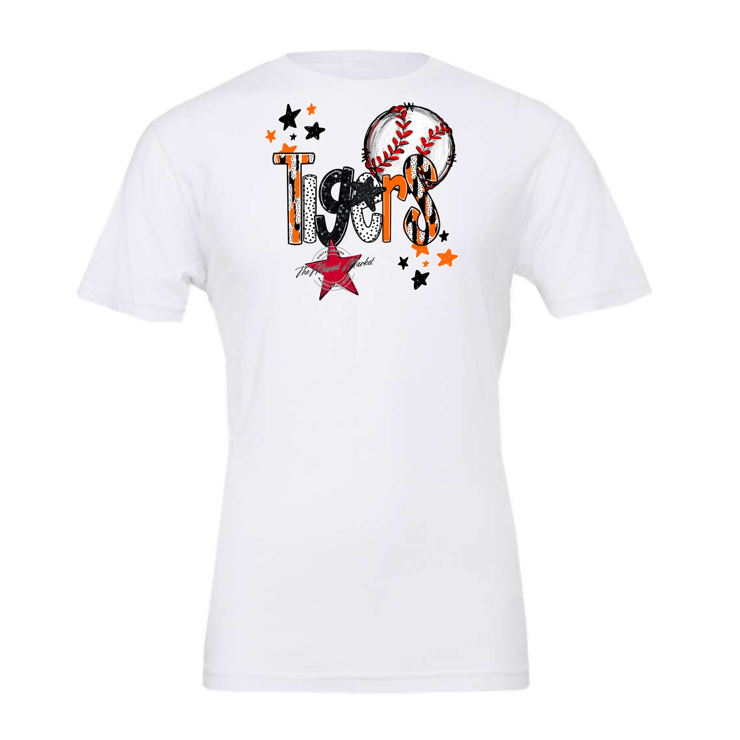 Tigers Baseball Scrape-Orange